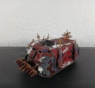Chaos Rhino Tank Painted Chaos Space Wolves Chaos Space Marines Warhammer 40K