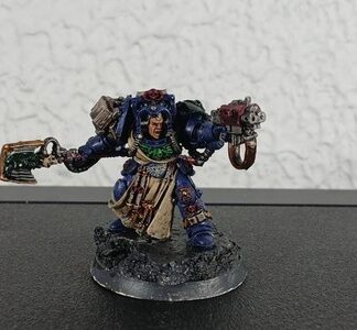 Librarian in Terminator Armor Painted Space Marines Dark Angels Warhammer 40K GW