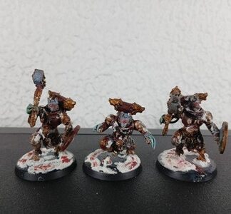 Eightbound Painted Magnet Squad of 3x Chaos Space Wolves Warhammer 40K GW