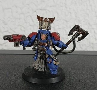 Librarian in Terminator Armor Painted Space Marines Dark Angels Warhammer 40K GW