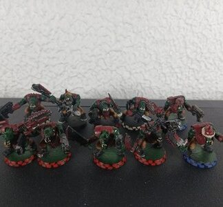 Ork Boyz Painted Squad of 10x Orks Warhammer 40K Games Workshop