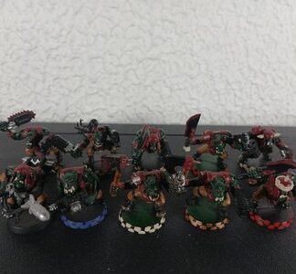 Ork Boyz Painted Squad of 10x Orks Warhammer 40K Games Workshop