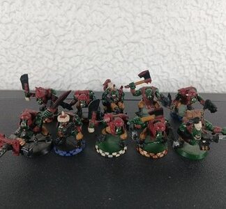 Ork Boyz Painted Squad of 10x Orks Warhammer 40K Games Workshop