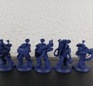 Desolation Marine Squad of 5x Primed Space Marines Ultramarines Warhammer 40K GW