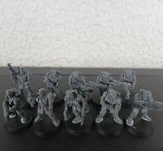 Cadian Shock Troops Magnet Squad of 10x Astra Militarum Warhammer 40K GW