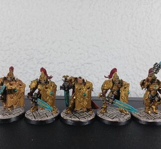 Custodian Guard Painted Squad of 5x Adeptus Custodes Warhammer 40K