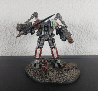 Nemesis Dreadknight Painted Grey Knights Space Marines Warhammer 40K GW