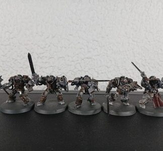 Terminators Painted Squad of 5x Grey Knights Space Marines Warhammer 40K GW