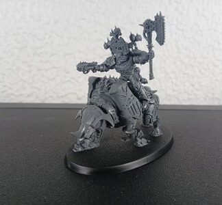 Lord on Juggernaut World Eaters Chaos Space Marines Warhammer 40K Games Workshop