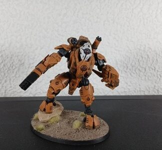 Ghostkeel XV95 Battlesuit Painted Magnet Tau Empire Warhammer 40K Games Workshop