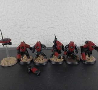 Stealth Battlesuit XV25 Painted Squad of 5x Tau Empire Warhammer 40K GW