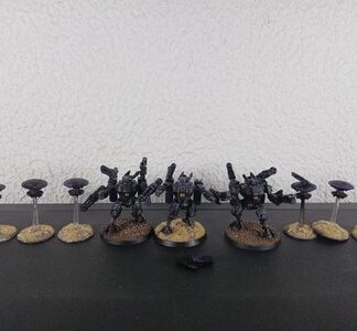 Crisis Battlesuits Painted Magnet Squad of 3x Tau Empire Warhammer 40K GW