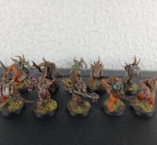 Pox Walkers Painted Squad of 10x Deathguard Chaos Space Marines Warhammer 40K