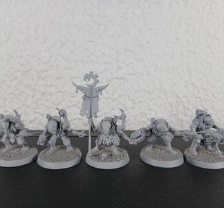 Acolyte Hybrid Squad of 5x Genestealer Cult Warhammer 40K Games Workshop