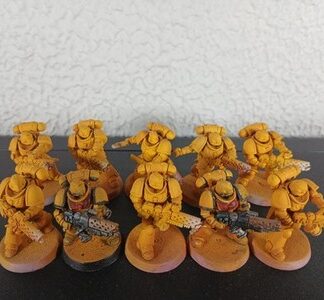 Infernus Marines Primed Squad of 10x Iron Hands Space Marines Warhammer