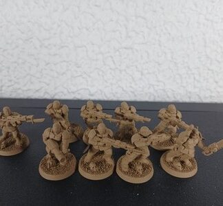 Cadian Shock Troops Squad of 9x Kitbashed Genestealers Warhammer 40K GW