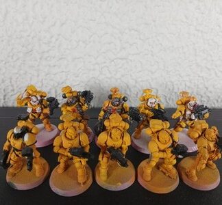 Incursors Painted Squad of 10x Iron Hands Space Marines Warhammer 40K GW