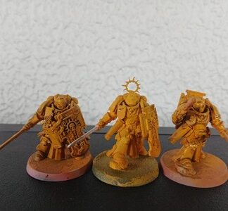 Bladeguard Veterans Primed Magnet Squad of 3x Iron Hands Space Marines Warhammer