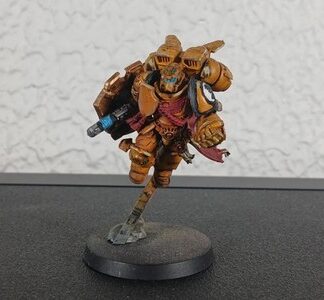 Captain with Jump Pack Painted Space Marines Ultramarines Warhammer 40K GW