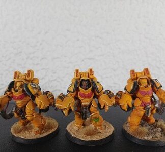 Aggressors Painted Magnet Squad of 3x Iron Hands Space Marines Warhammer 40K GW