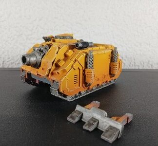 Vindicator Tank Painted Iron Hands Space Marines Warhammer 40K Games Workshop