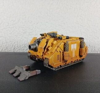 Vindicator Tank Painted Iron Hands Space Marines Warhammer 40K Games Workshop