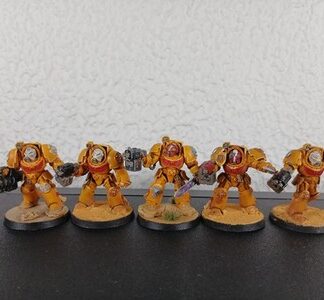 Terminator Painted Magnet Squad of 5x Iron Hands Space Marines Warhammer 40K GW