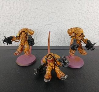 Inceptors Painted Magnet Squad of 3x Iron Hands Space Marines Warhammer 40K GW