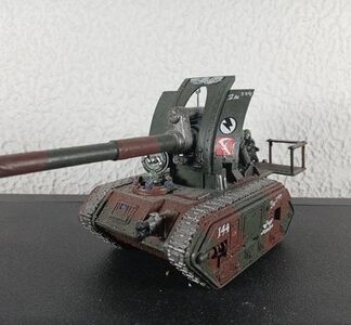 Basilisk Artillery Tank Painted Astra Militarum Warhammer 30K/40K Games Workshop