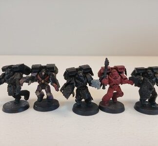 Vanguard Veterans Primed Squad of 5x Blood Angels Space Marines Warhammer 40K