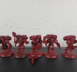 Vanguard Veterans Primed Squad of 5x Dark Angels Space Marines Warhammer 40K