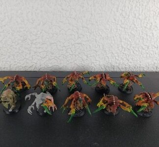 Purestrain Painted Squad of 10x Genestealer Cult Tyrannids Warhammer 40K GW