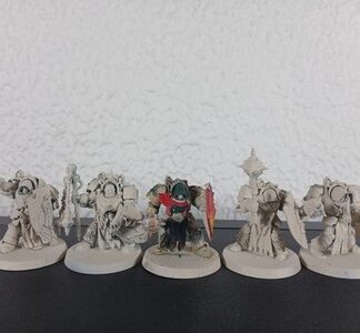 Deathwing Knight Primed Squad of 5x Dark Angels Space Marines Warhammer 40K GW