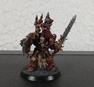 Abaddon The Despoiler Painted Metal Chaos Space Marines World Eaters Warhammer
