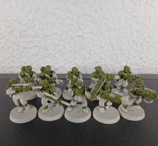 Cadian Shock Troops Primed Squad of 10x, 1x Sergeant Astra Militarum 40K GW