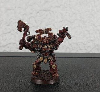 Berserker Champion Painted Metal Chaos Space Marines World Eaters Warhammer 40K