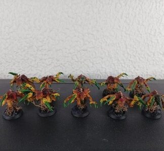 Purestrain Painted Squad of 10x Genestealer Cult Tyrannids Warhammer 40K GW