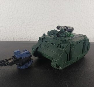Razorback Tank Primed Space Marines Dark Angels Warhammer 40K Games Workshop