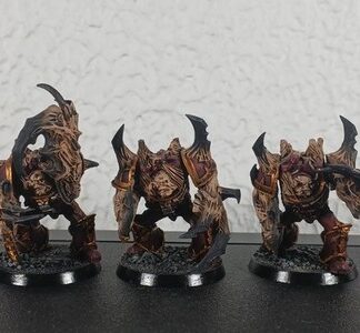 Obliterators Painted Squad of 3x World Eaters Chaos Space Marines 40K GW