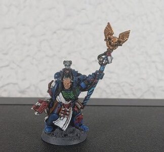 Librarian Painted Metal Space Marines Ultramarines Warhammer 40K GW