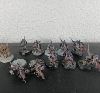 Termaguants Painted Squad of 11x Swarm Tyranids Xenos Warhammer 40K GW
