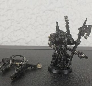 Techmarine Primed Metal Dark Angels Space Marines Warhammer 40K Games Workshop