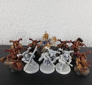 Khorne Berserkers Primed Squad of 10x World Eaters Warhammer 40K Games Workshop
