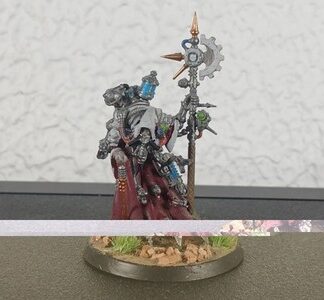 Tech Priest Painted Ultramarines Space Marines Warhammer 40K Games Workshop
