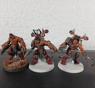 Eightbound Painted Squad of 3x Chaos Space Marines Warhammer 40K GW