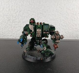 Ironclad Dreadnought Painted Dark Angels Space Marines Warhammer 40K GW