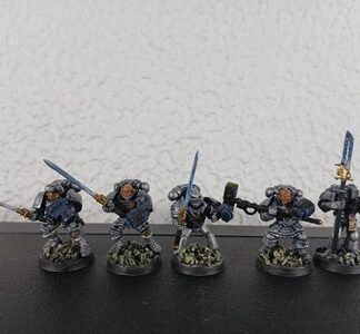 Strike Painted Squad of 5x Grey Knights Space Marines Warhammer 40K GW