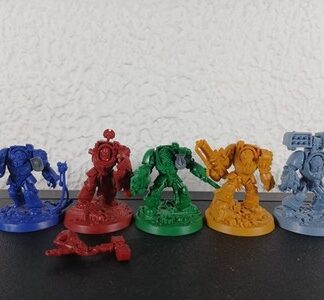 Assault Terminators Magnet Squad of 5x Blood Angels Space Marines Heroes Box