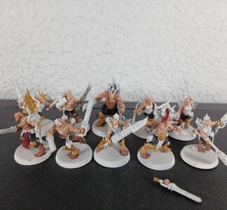 Jakhals Primed Magnet Squad of 10x Chaos Space Marines Warhammer 40K GW