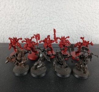 Khorne Berserkers Primed Squad of 9x World Eaters Warhammer 40K Games Workshop
